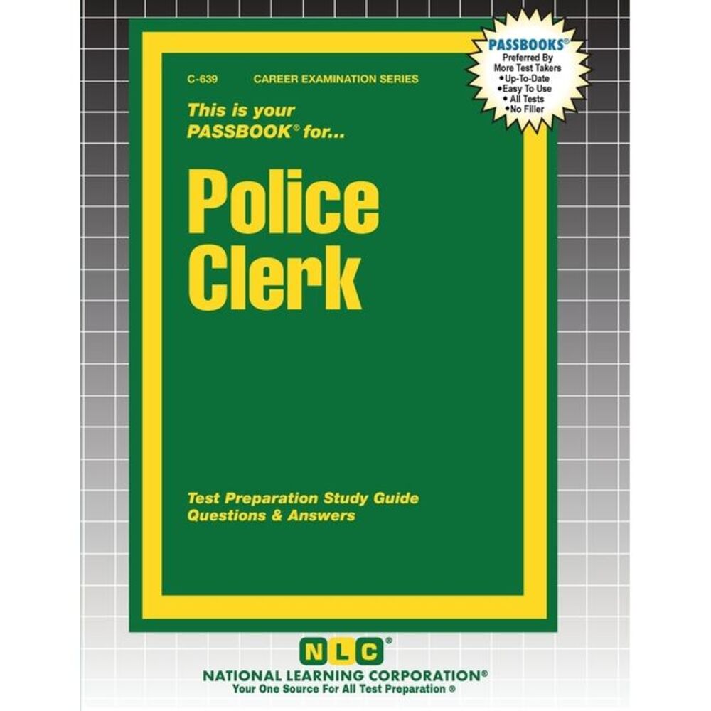 Police Clerk -- Passbooks